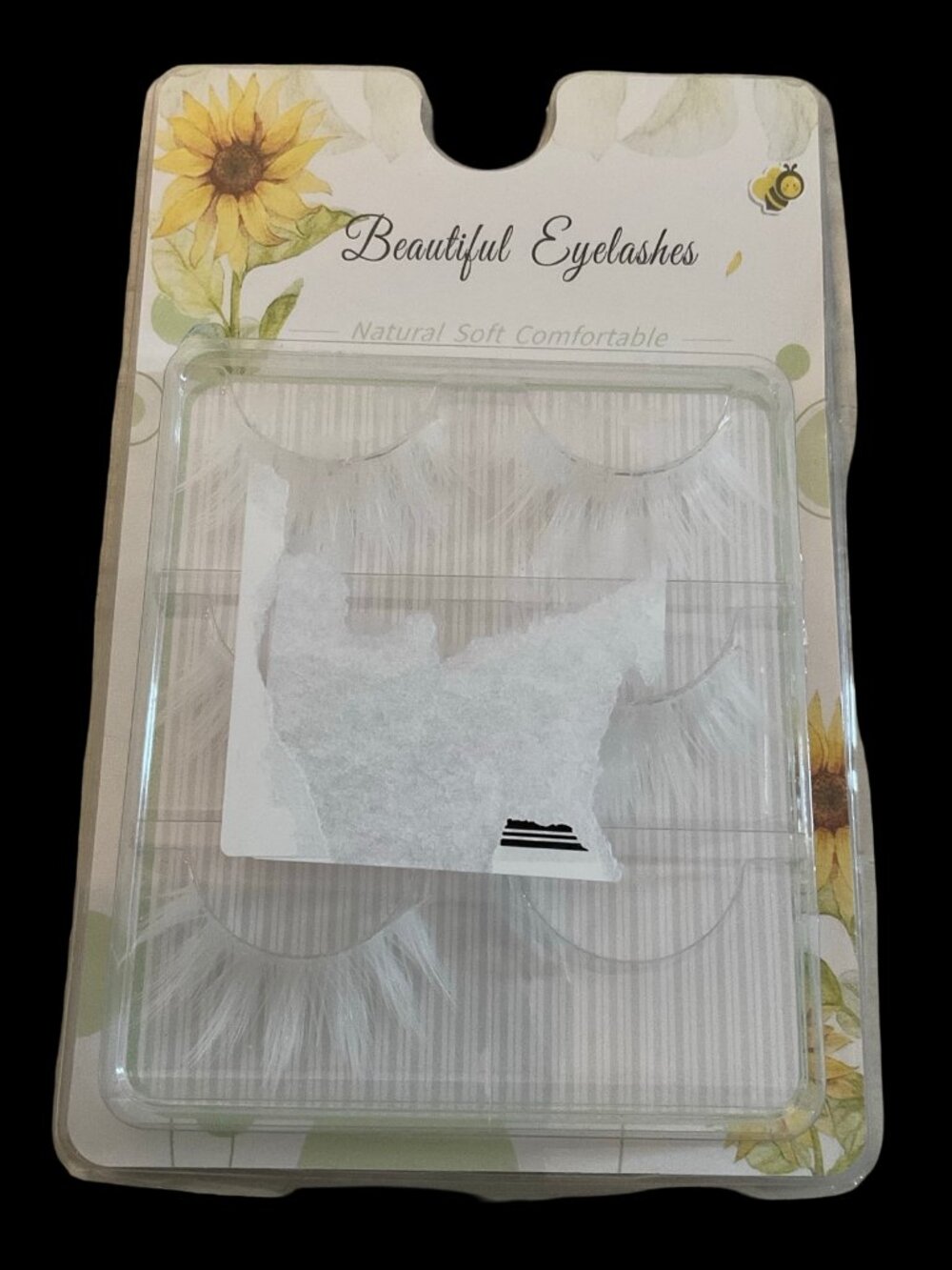 👗5/$25 - White False Eyelashes